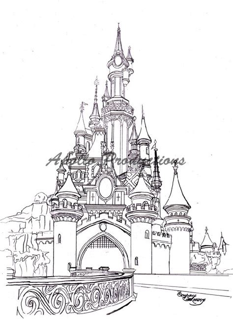 Arriba 104 Imagen Dibujos De Disneyland Paris Para Colorear Mx