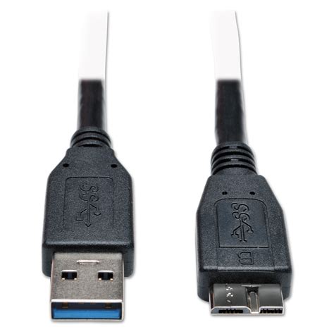 Tripp Lite Usb 30 Superspeed Device Cable A To Micro B Mm 1 Ft