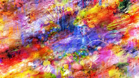 Colorful Paint Splash Stains Abstraction 4k Hd Abstract Wallpapers Hd