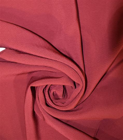 Silky Solids Textured Polyester Crepe Fabric Solids Joann