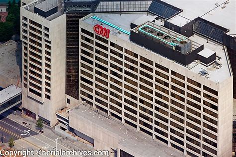 Aerial Photograph Of The Cnn Center Cable Network News Corporate