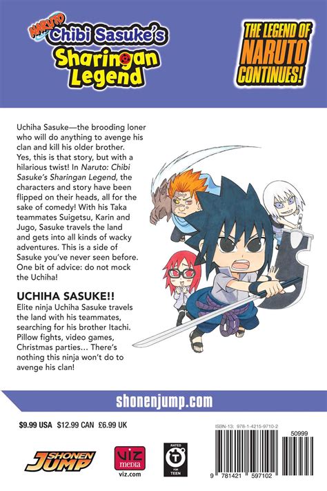 Naruto Chibi Sasukes Sharingan Legend Vol 1 Book By Kenji Taira