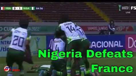 nigeria s super falconets defeated france u20 women s world cup 2022 youtube