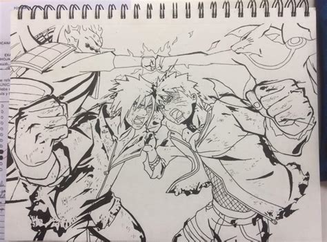 Dibujo de naruto vs sasuke | •Anime• Amino