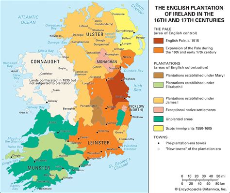 Ireland Medieval Plantations Conflict Britannica