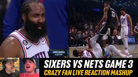 Sixers Vs Nets Crazy Game 3 Reactions Philadelphia 76ers Wild Game 3 Victory 2023 Nba