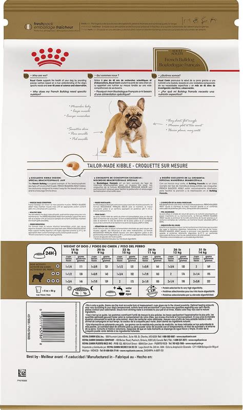 The royal canin french bulldog food is formulated to provide nutrients to these adorable, yet delicate pets to make them healthier and help food digestion. Royal Canin French Bulldog Adult Dry Dog Food, 6-lb bag ...