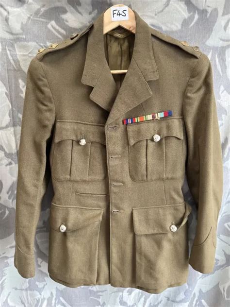 Original Ww2 British Army Service Dress Uniform Jacket Royal