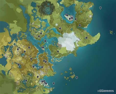 Genshin Impact World Map Chests Quests Farming Routes Anemoculus