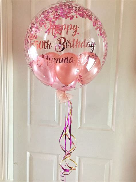 Personalised Rose Gold 21st Birthday Ballooncustom 21st Etsy