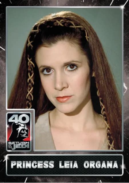 2023 Topps Star Wars Return Of The Jedi 40th Anniversary Card Princess