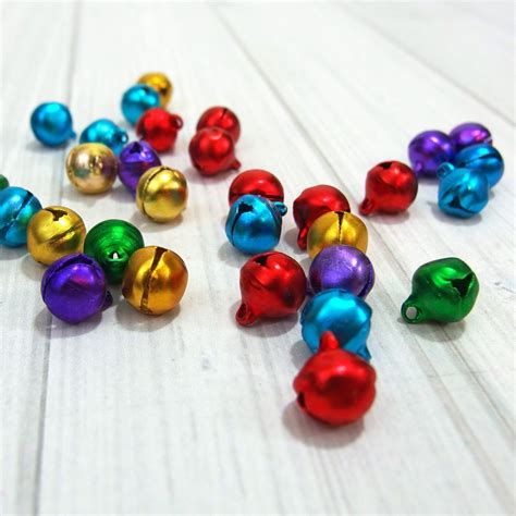 Mini Jingle Bells Multi-Colored Aluminum Bells | Etsy