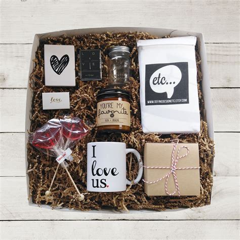These affordable and creative gifts are sure to sweep your man off his feet without burning a hole in your. Valentine Gift Set Valentine Gift Box Valentine Package ...