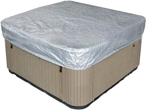 Hot Tub Cover Coverage Uv Resistant Design Waterproof And Rainproof Square Hot Tub Cover With