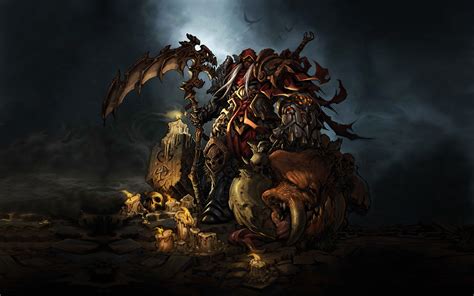 Darksiders Undead Warriors Scythe Games grim reaper dark fantasy weapon ...