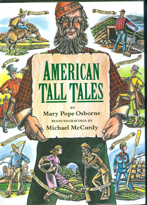 American Tall Tales Collection Of American Folk Heroes Fiction Book