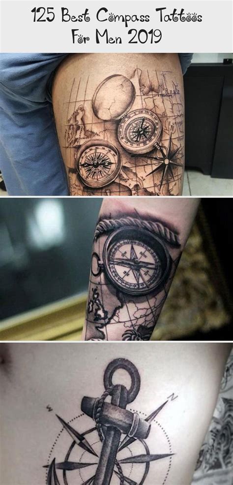 125 Best Compass Tattoos For Men 2019 Compass Tattoo Design Compass