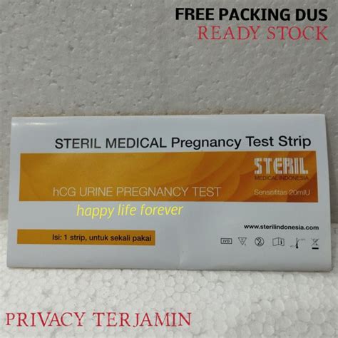 Jual Steril Medical Pregnancy Test Strip Tes Hamil Test Pack