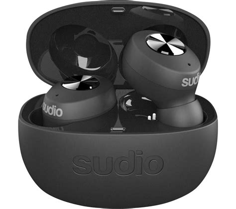 Buy Sudio Tolv Wireless Bluetooth Earphones Black Free Delivery