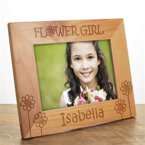 Personalised Flower Girl Photo Frame Exclusive Design
