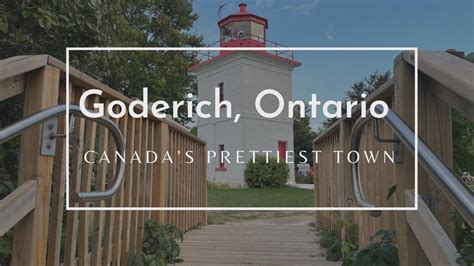 Goderich Ontario Canadas Prettiest Town Youtube