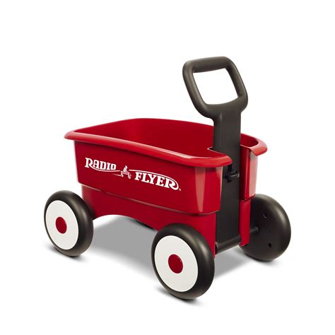 Radio Flyer My 1st 2 In 1 Play Wagon Push Walker Red
