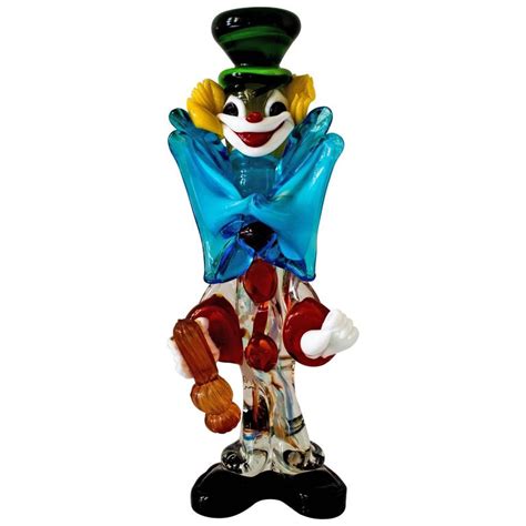 Murano Glass Clown Italy 1950s For Sale At 1stdibs