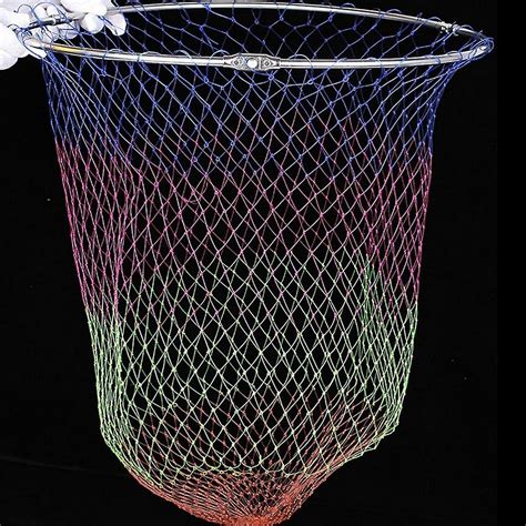 Nylon Fishing Nets Fishing Tackle Collapsible Rhombus Mesh Hole 3sizes