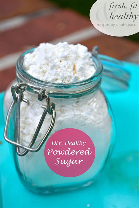Diy Healthy Powdered Sugar And My Thoughts On Not Sugar Coating