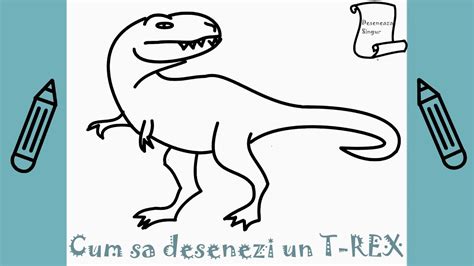 Cum Sa Desenezi Un Dinozaur T Rex Deseneaza Singur Invata Usor Sa