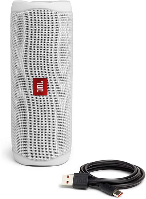 Jbl Flip 5 Portable Bluetooth Speaker White Exotique
