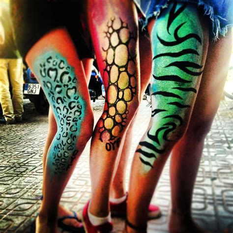 Zoo Project Animal Print Body Paint Bodypaint 2015 Ibiza Pinterest