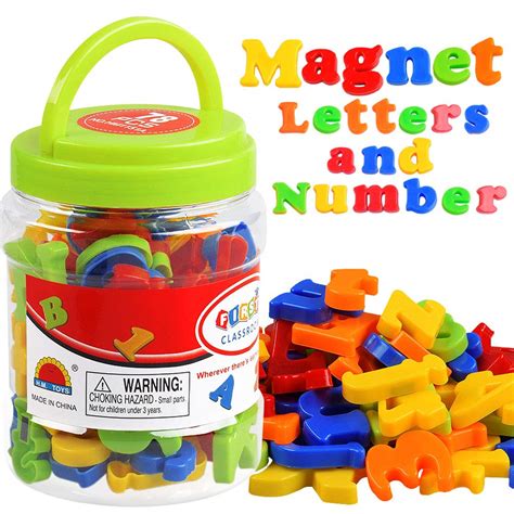 Buy Magnetic Letters Numbers Alphabet Abc 123 Fridge Magnets Plastic