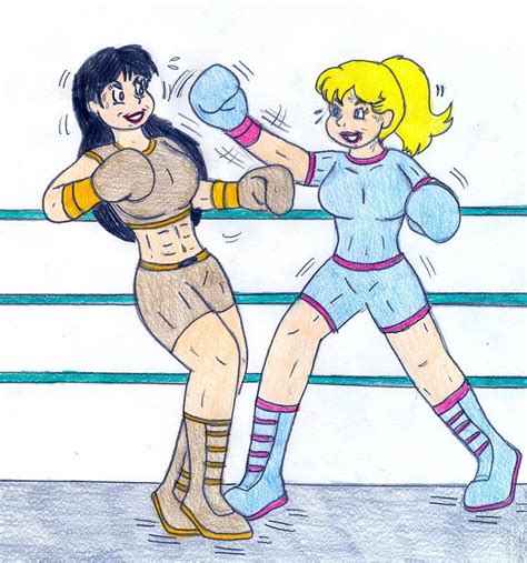 Boxing Betty Vs Veronica By Jose Ramiro On Deviantart