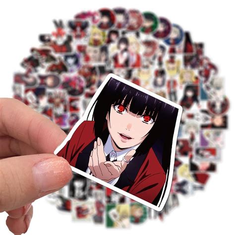 Kakegurui Merch 100pcspack Anime Kakegurui Decor Stickers