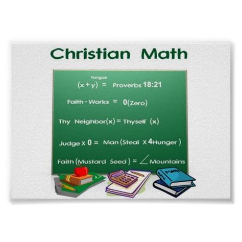 Bible Math Poster With Images Math Poster Math