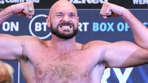 Tyson Fury And Derek Chisora Hit The Scales For Wbc Heavyweight Title