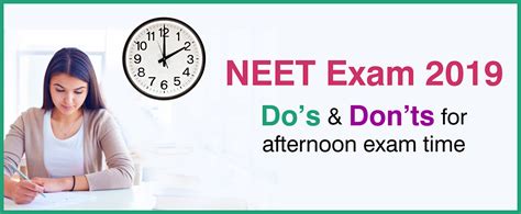 Neet Exam 2019 Dos And Donts Mtg Blog