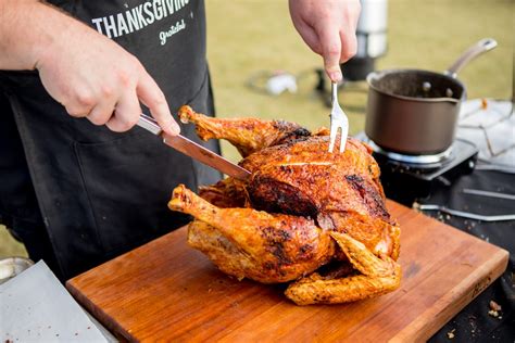 Thoroughly dry each piece with a towel or paper towels before cooking. How to deep-fry a turkey - Thanksgiving.com