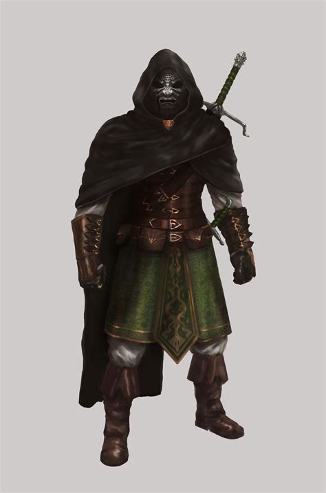 Masked Warrior Andre Sutherland Fantasy Character Design Fantasy