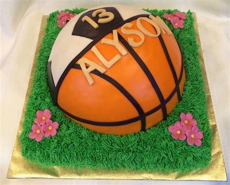 10 Basketball Birthday Cakes For Girls Background