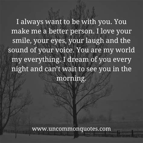 I Wanna Be With You Quotes 2024