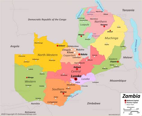 Zambia Map Detailed Maps Of Republic Of Zambia