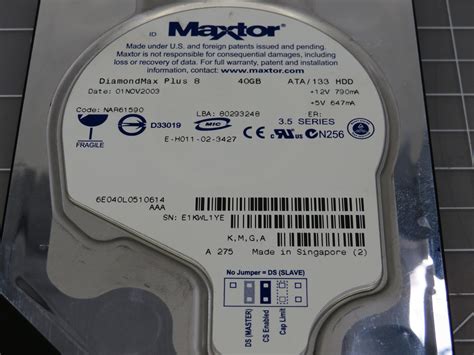 Maxtor Diamondmax Plus 8 Hard Drive T159304 Ebay