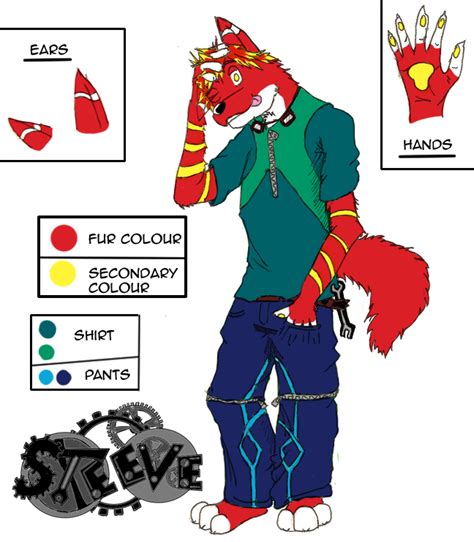 Fursona Reference Sheet By Stickman On Deviantart