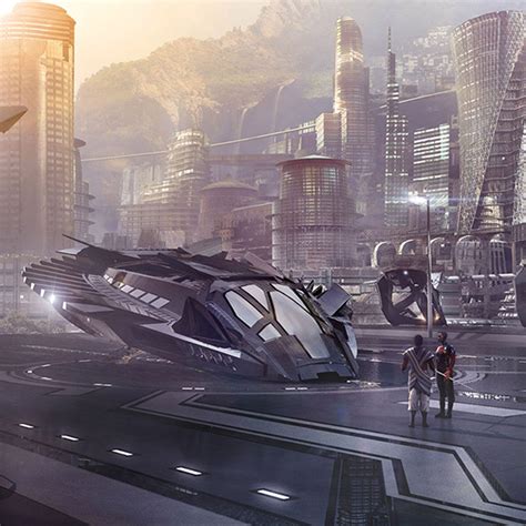 Black Panther Concept Art — Nexus Studios Futuristic City Concept