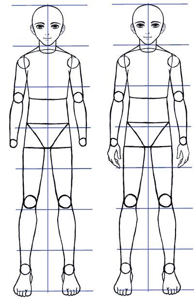 Anime Body Reference Male Anime Male Body Draw Drawing Proportions