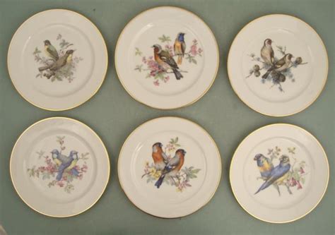 6 Jwk Bird Plates Set Vintage Bavarian W Germany