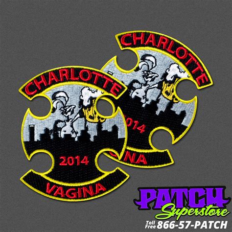 Charlotte Hashers Custom Patches Patchsuperstore