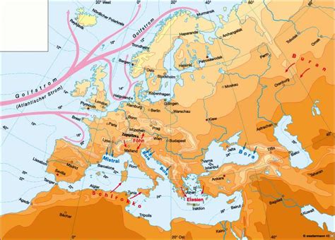 Diercke Weltatlas Kartenansicht Europa Temperaturen Im Juli 978